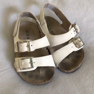 Old Navy White Baby Sandals